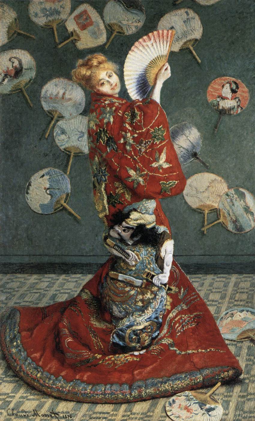 Camille Monet in Japanese Costume (La Japonaise) by MONET, Claude