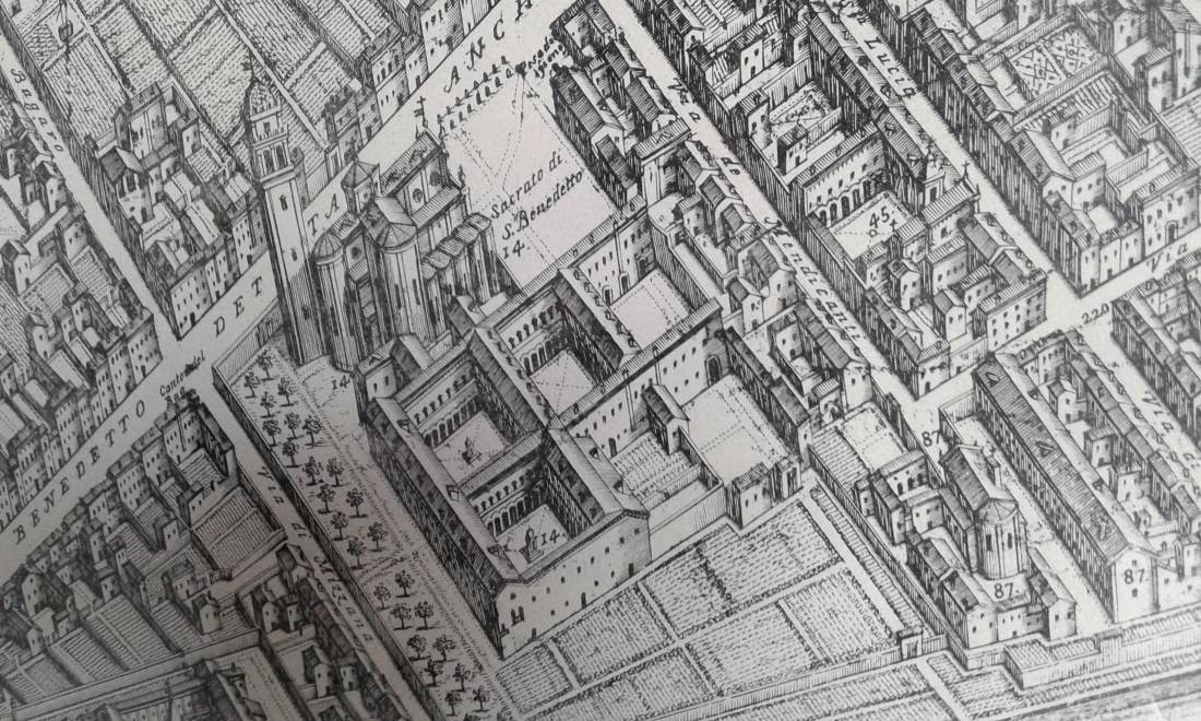 Plan of Ferrara (detail) by ROSSETTI, Biagio