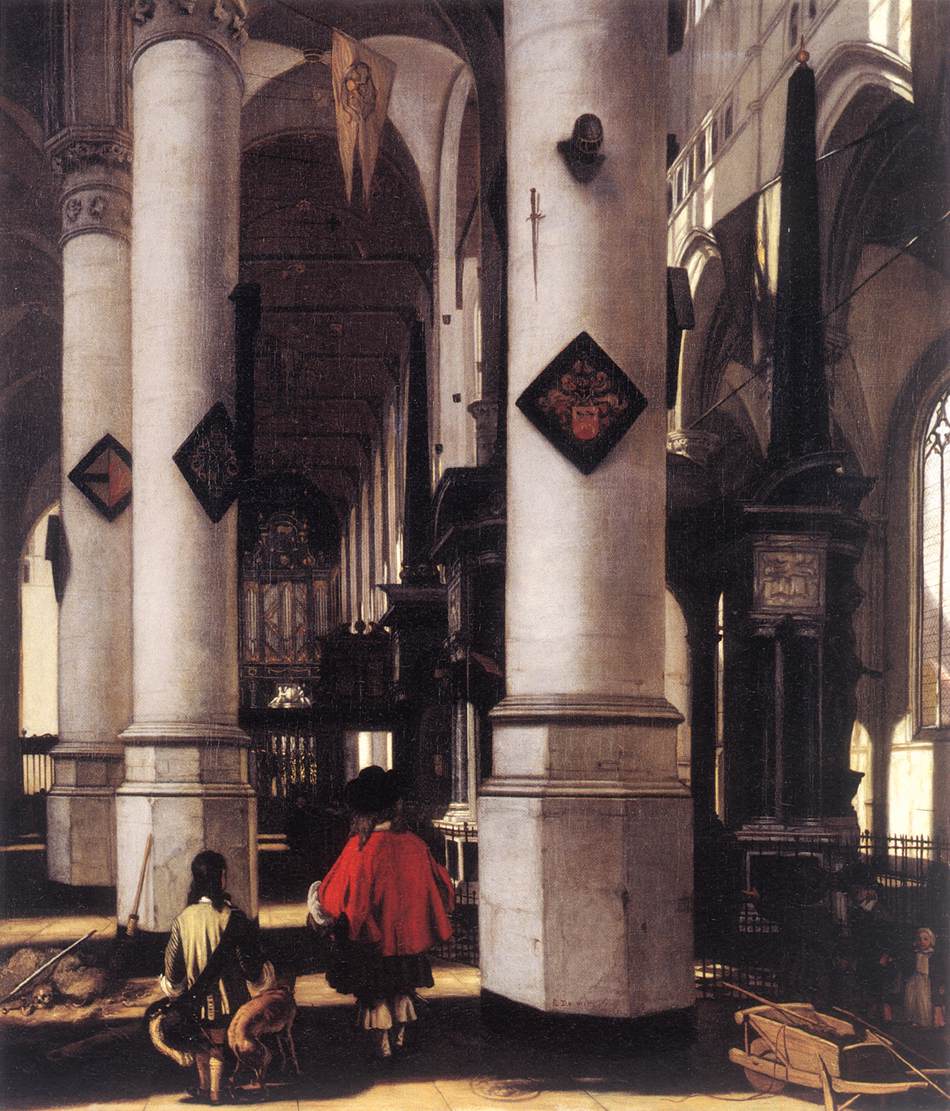 Interior of the Nieuwe Kerk in Delft by