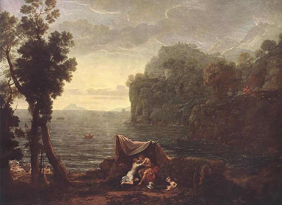 Landscape with Acis and Galatea by CLAUDE LORRAIN