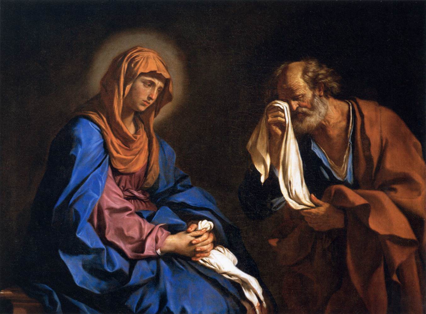 St Peter Weeping before the Virgin by