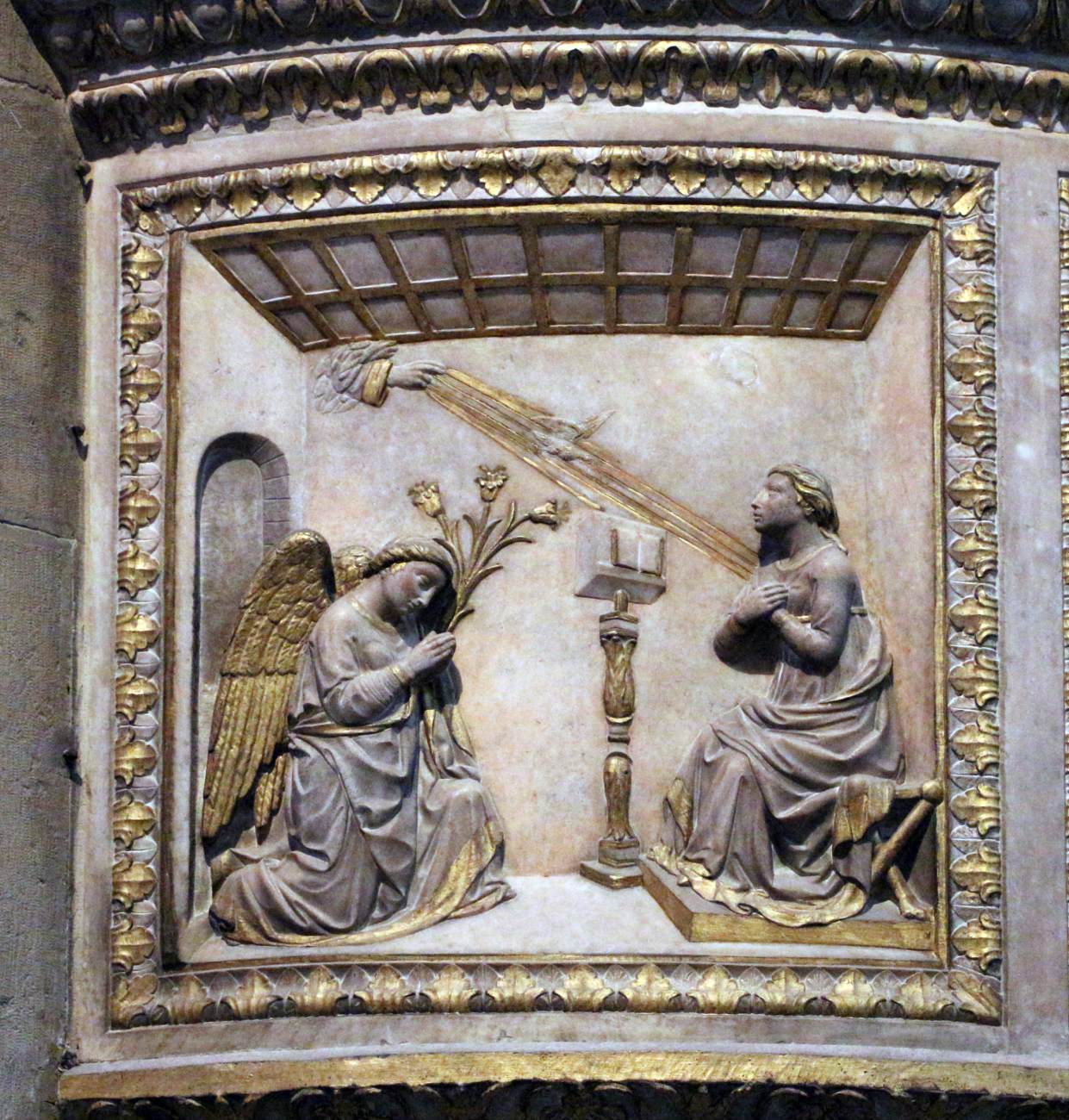 Pulpit: Annunciation by