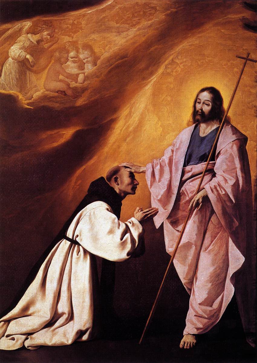 Vision of Brother Andrés Salmerón by ZURBARÁN, Francisco de