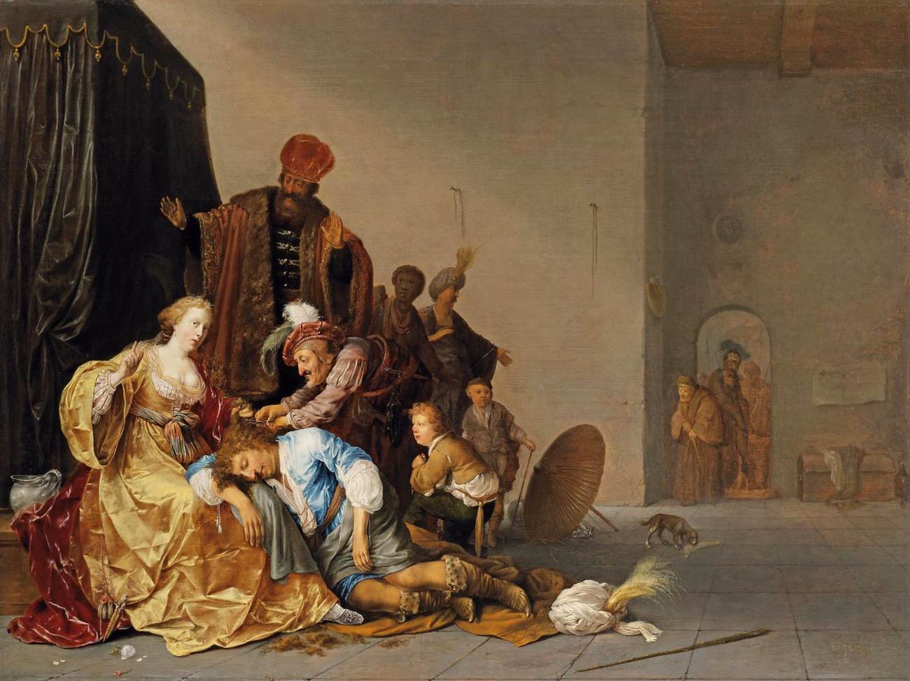 Samson and Delilah by BARTSIUS, Willem