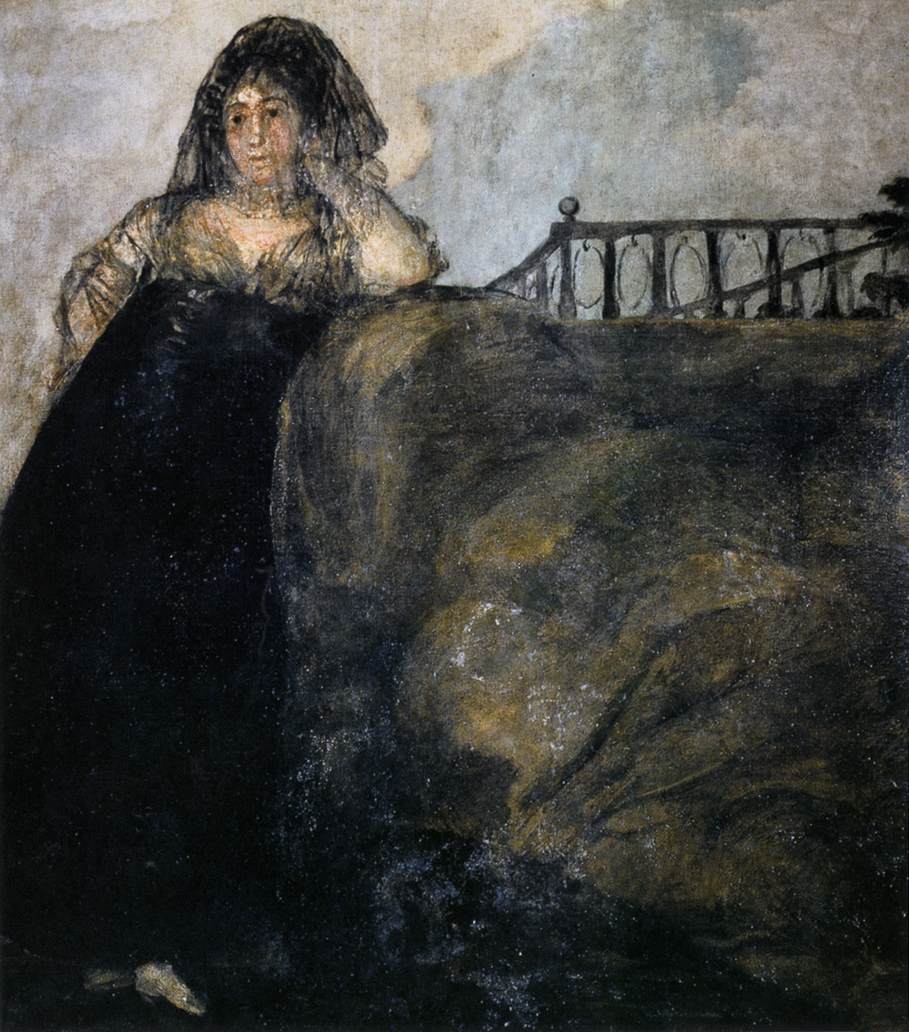 Manola (La Leocadia) by GOYA Y LUCIENTES, Francisco de