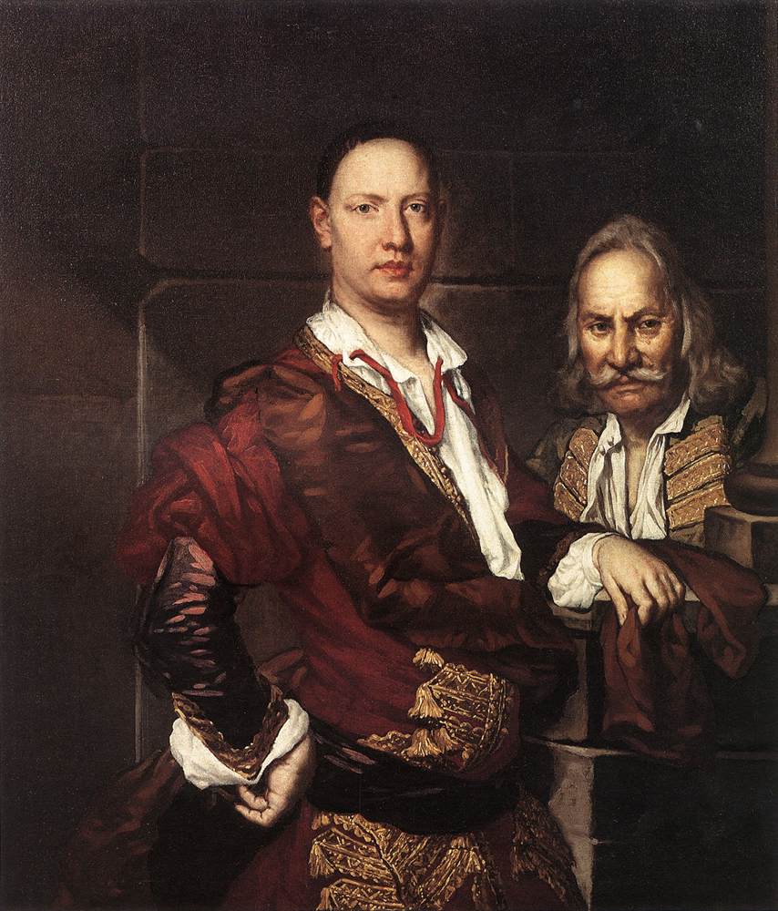 Portrait of Giovanni Secco Suardo and his Servant by