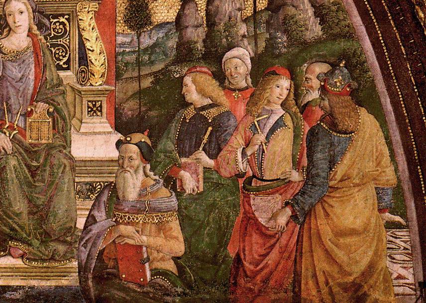 The Arithmetic (lower right view) by PINTURICCHIO