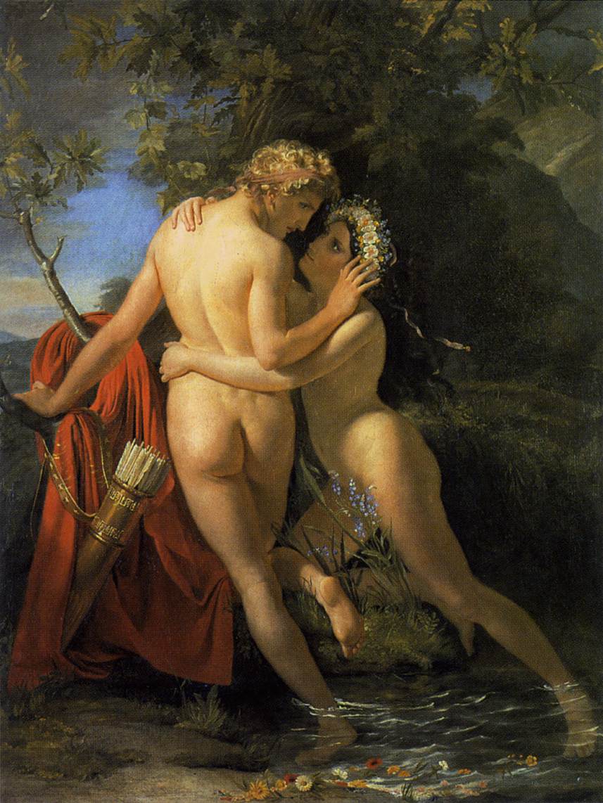 The Nymph Salmacis and Hermaphroditus by NAVEZ, François-Joseph