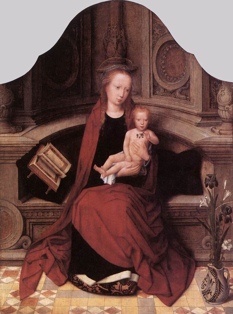 Virgin and Child Enthroned by ISENBRANT, Adriaen