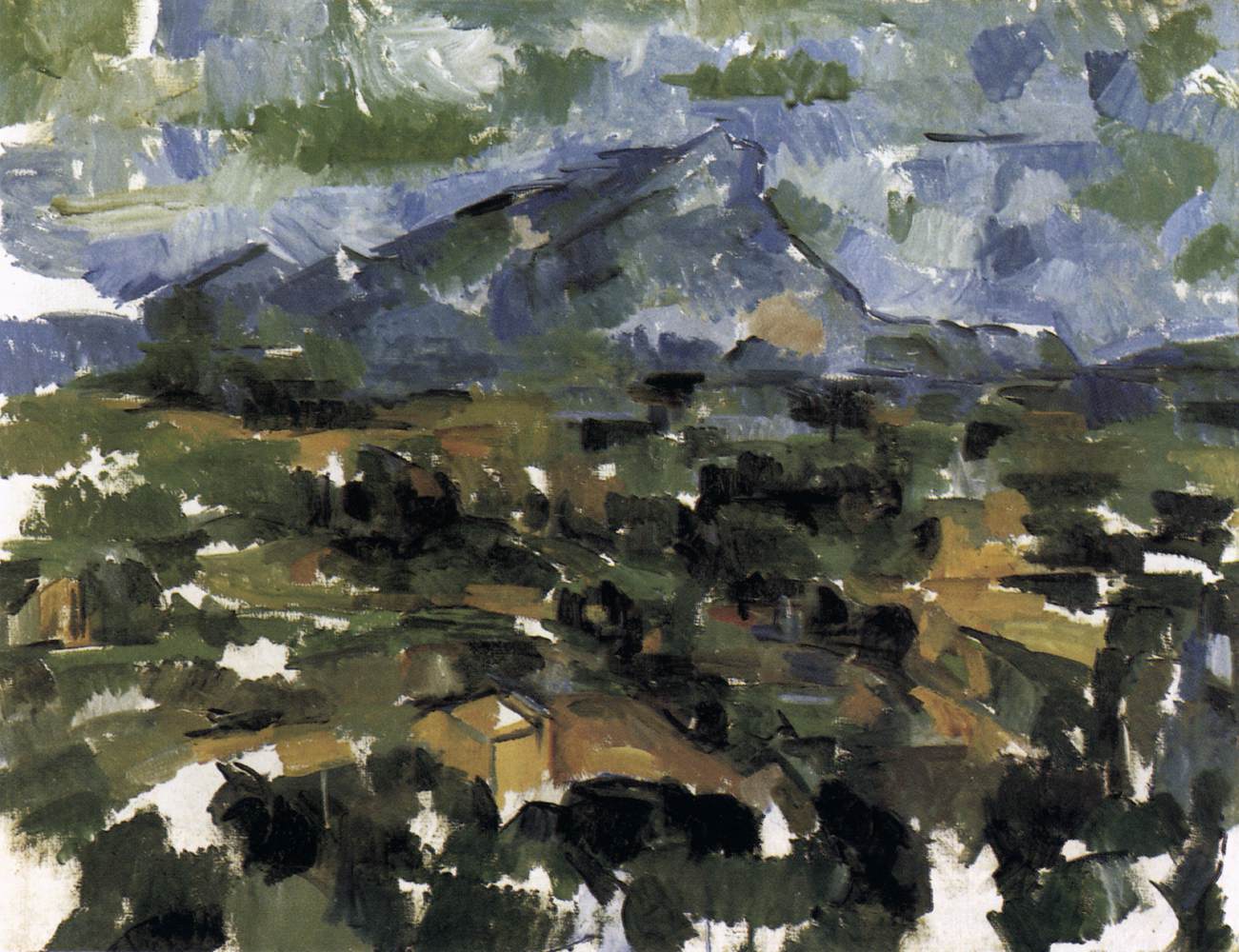 Mont Sainte-Victoire Seen from Les Lauves by CÉZANNE, Paul