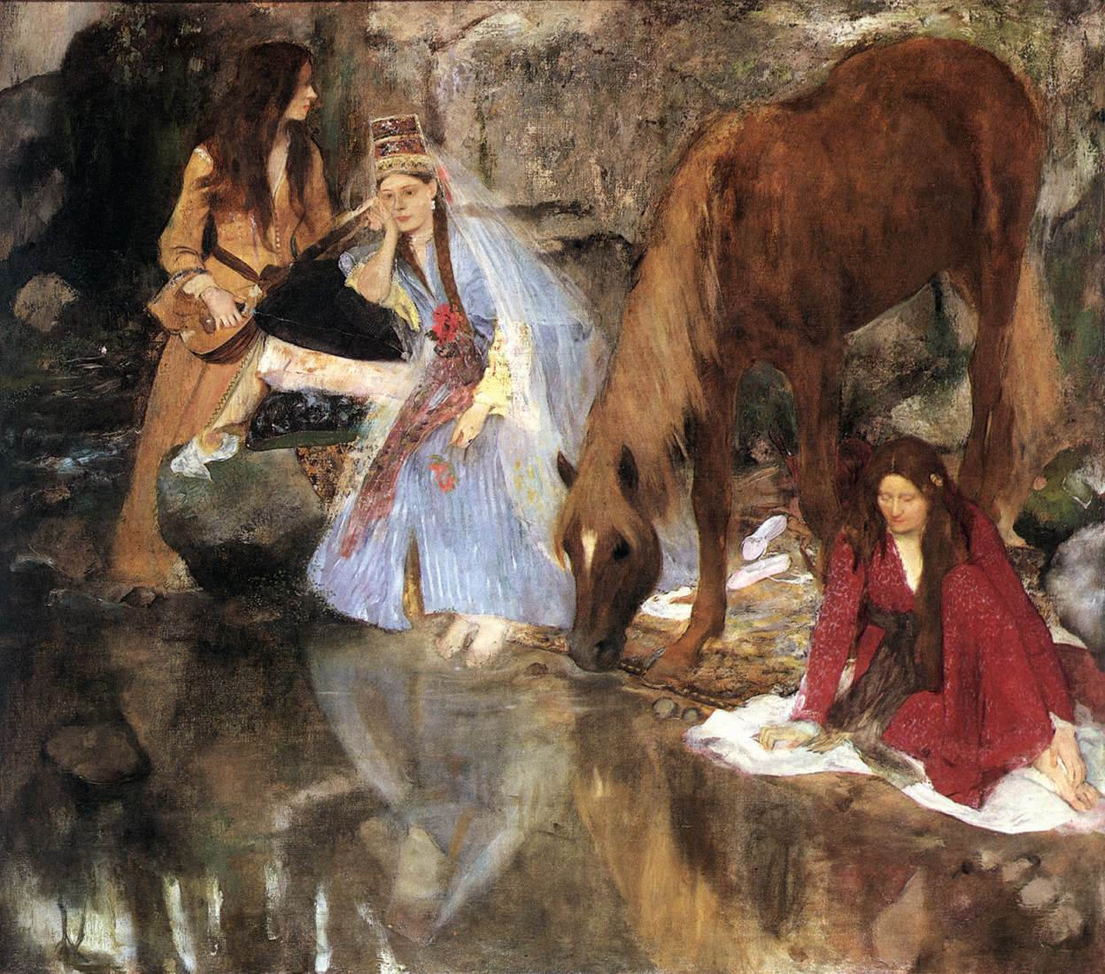 "Mademoiselle Fiocre in the Ballet "La Source" by DEGAS, Edgar