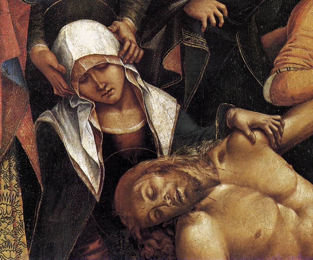 Lamentation over the Dead Christ (detail) by