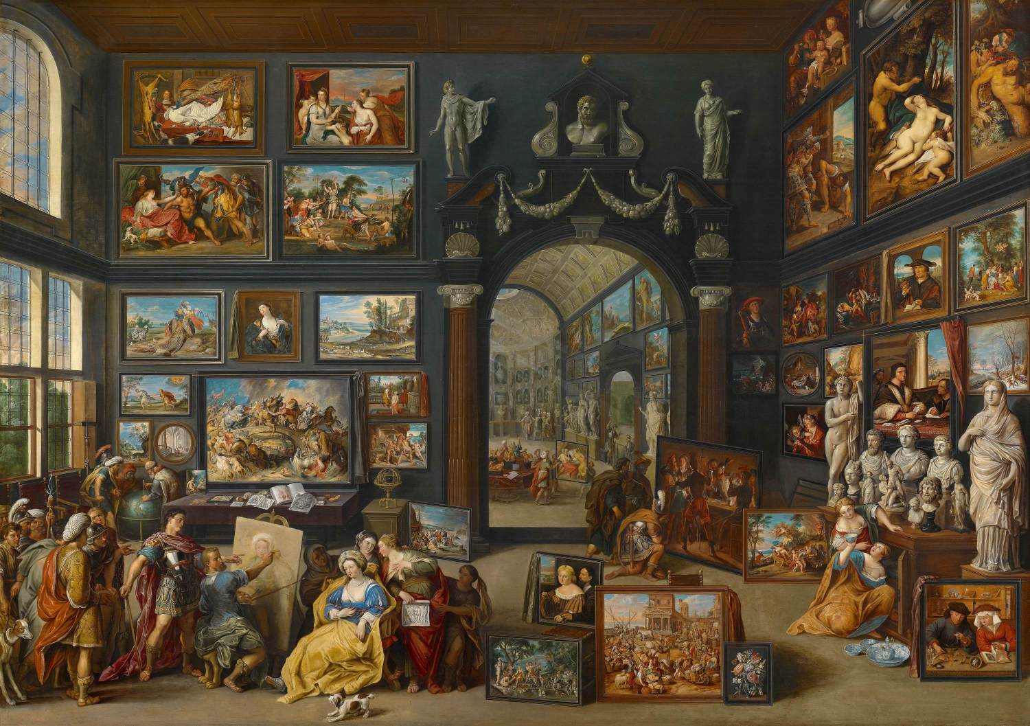 Apelles Painting Campaspe by HAECHT, Willem van