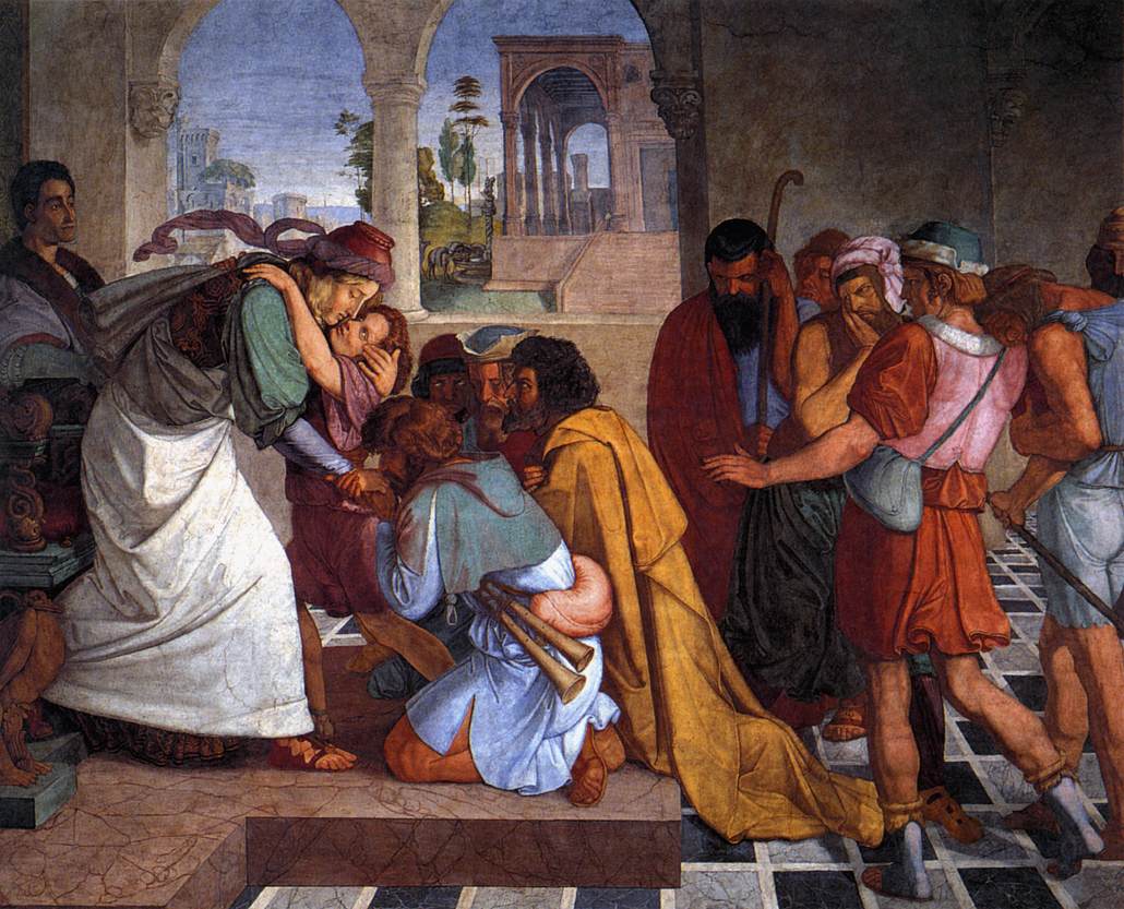 The Recognition of Joseph by his Brothers by CORNELIUS, Peter