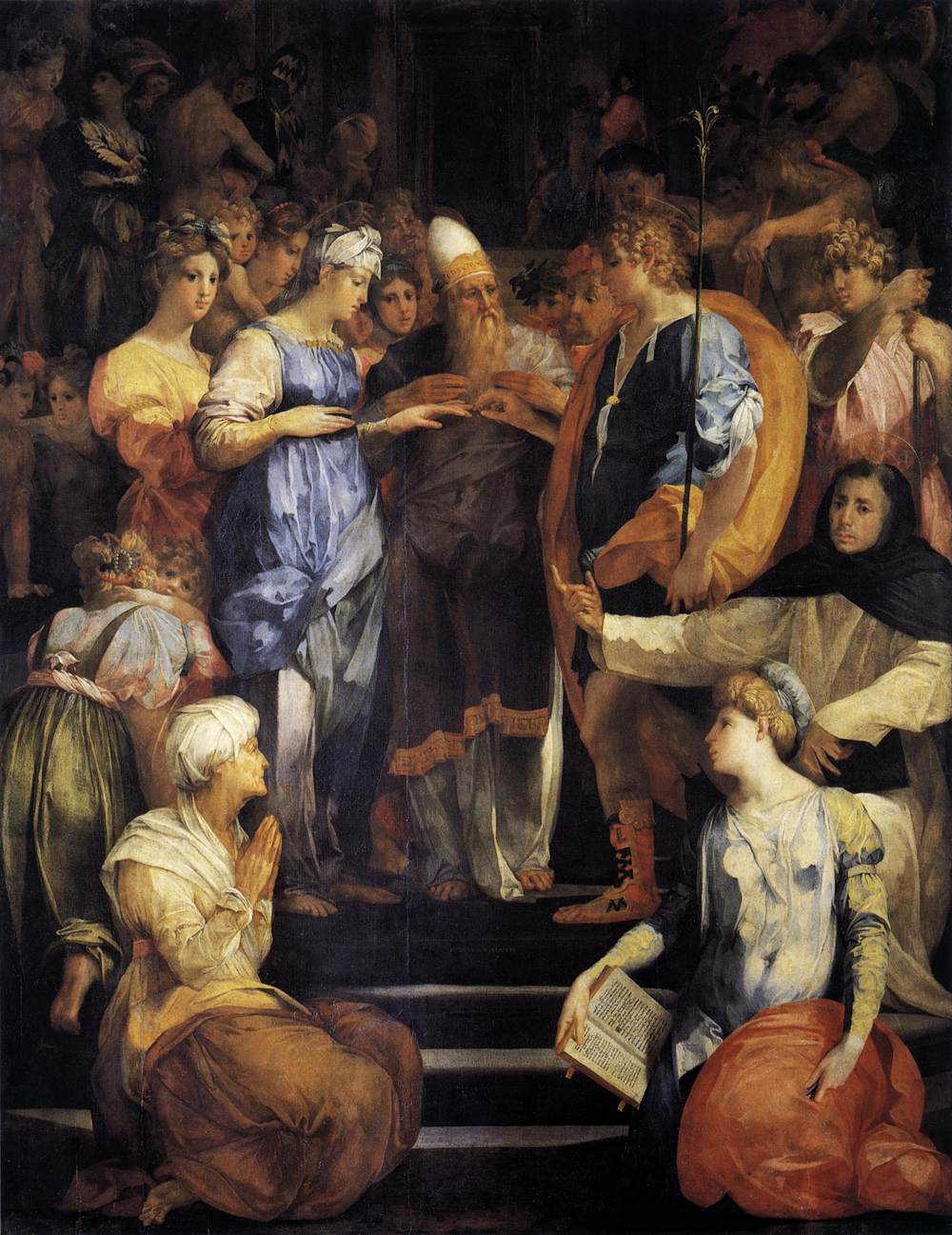 Betrothal of the Virgin by ROSSO FIORENTINO