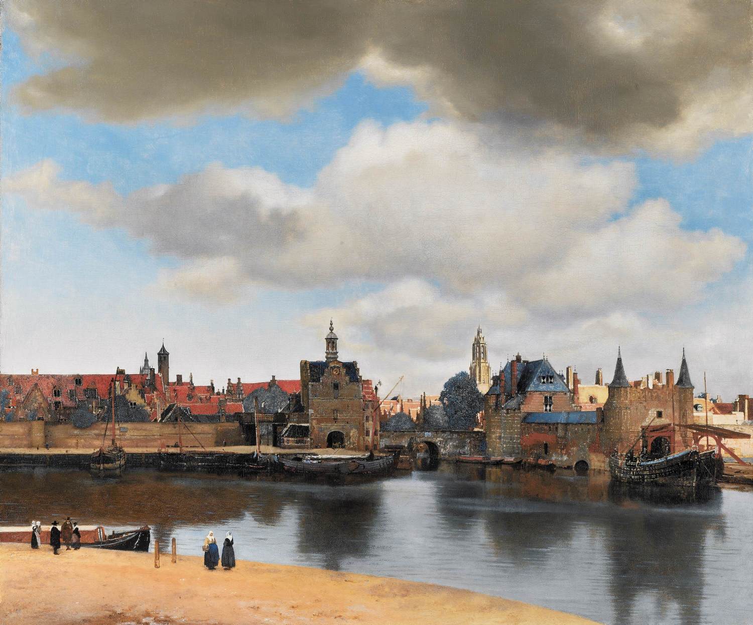 View of Delft by VERMEER, Johannes