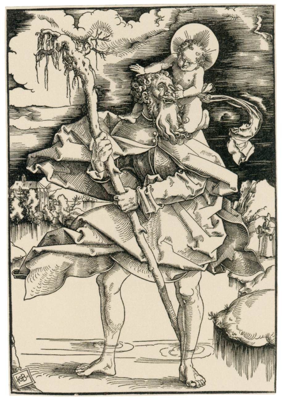 Saint Christopher by BALDUNG GRIEN, Hans