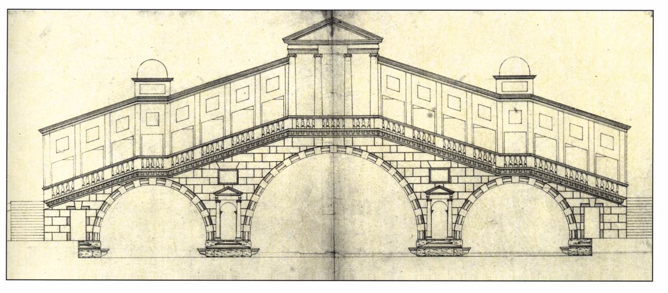 Project for the Rialto Bridge, Venice by