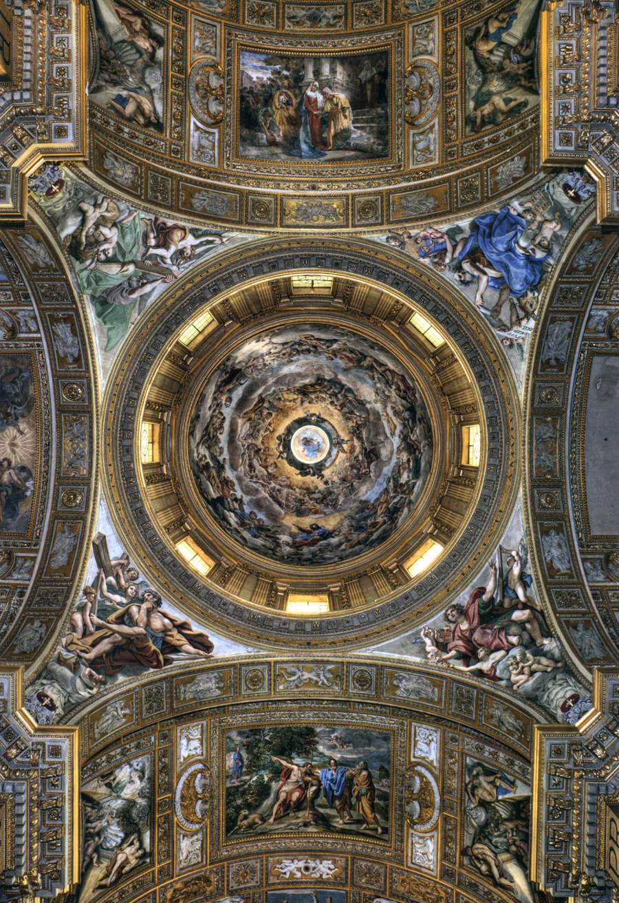 Crossing cupola paintings by LANFRANCO, Giovanni