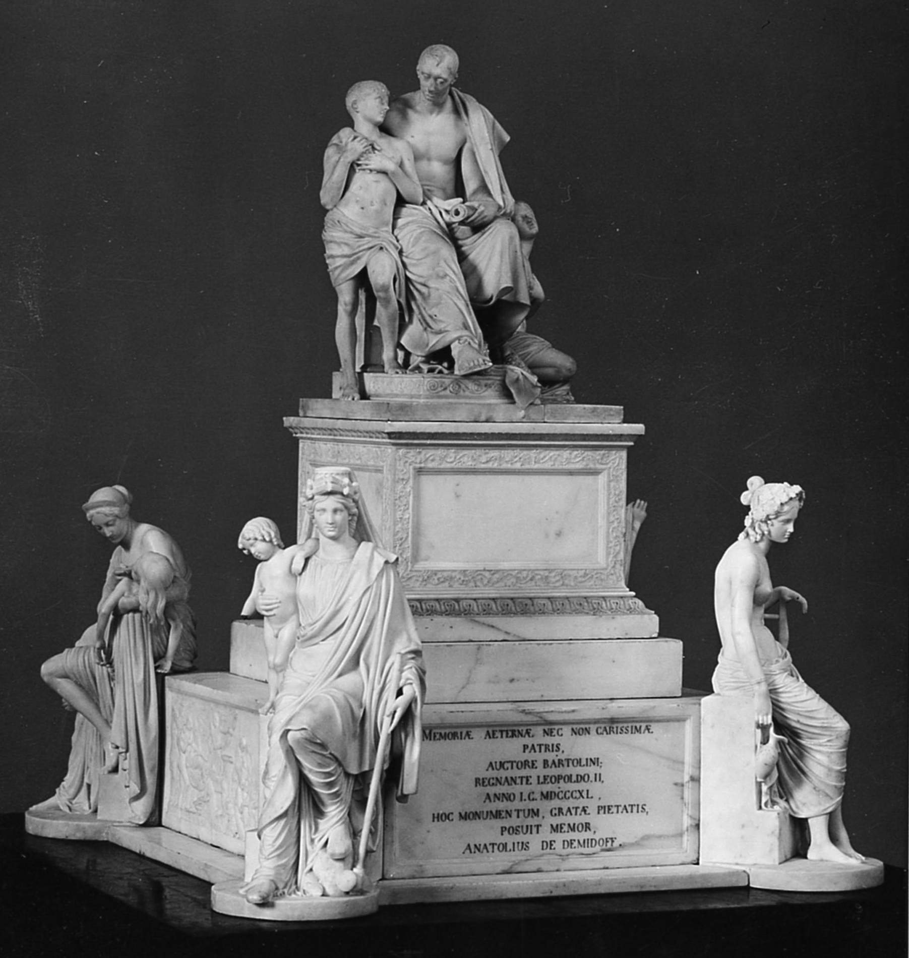 Monument to Nicolai Demidov (model) by