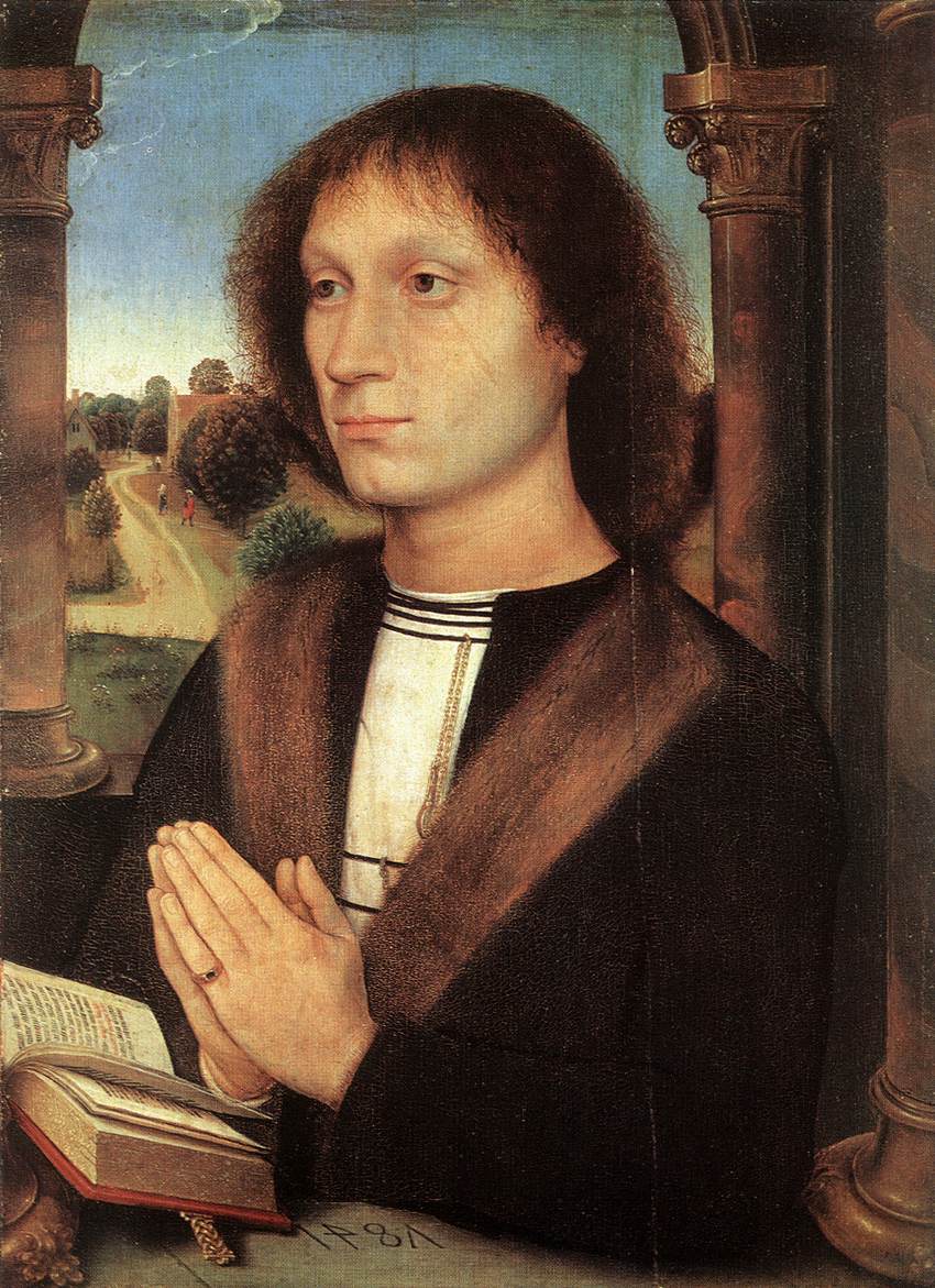 Portinari Triptych (right wing) by MEMLING, Hans