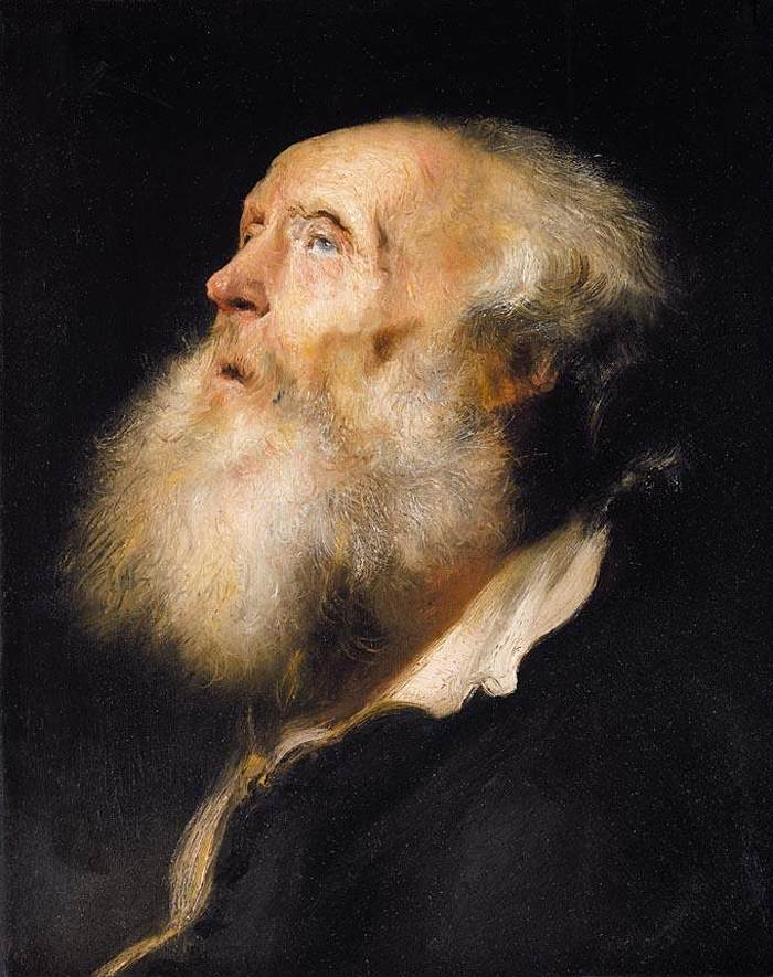 Study of an Old Man by LIEVENS, Jan