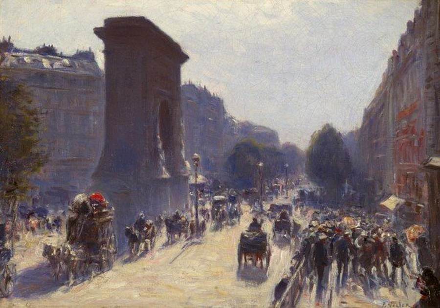 The Porte Saint-Denis by VOGLER, Paul