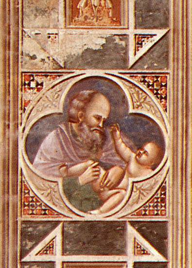 Circumcision (on the decorative band) by GIOTTO di Bondone