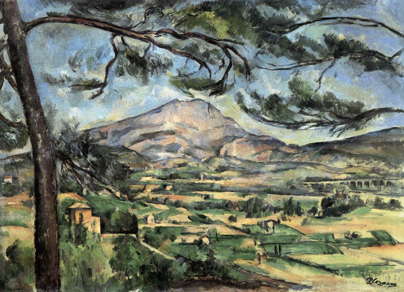 Mont Sainte-Victoire by CÉZANNE, Paul