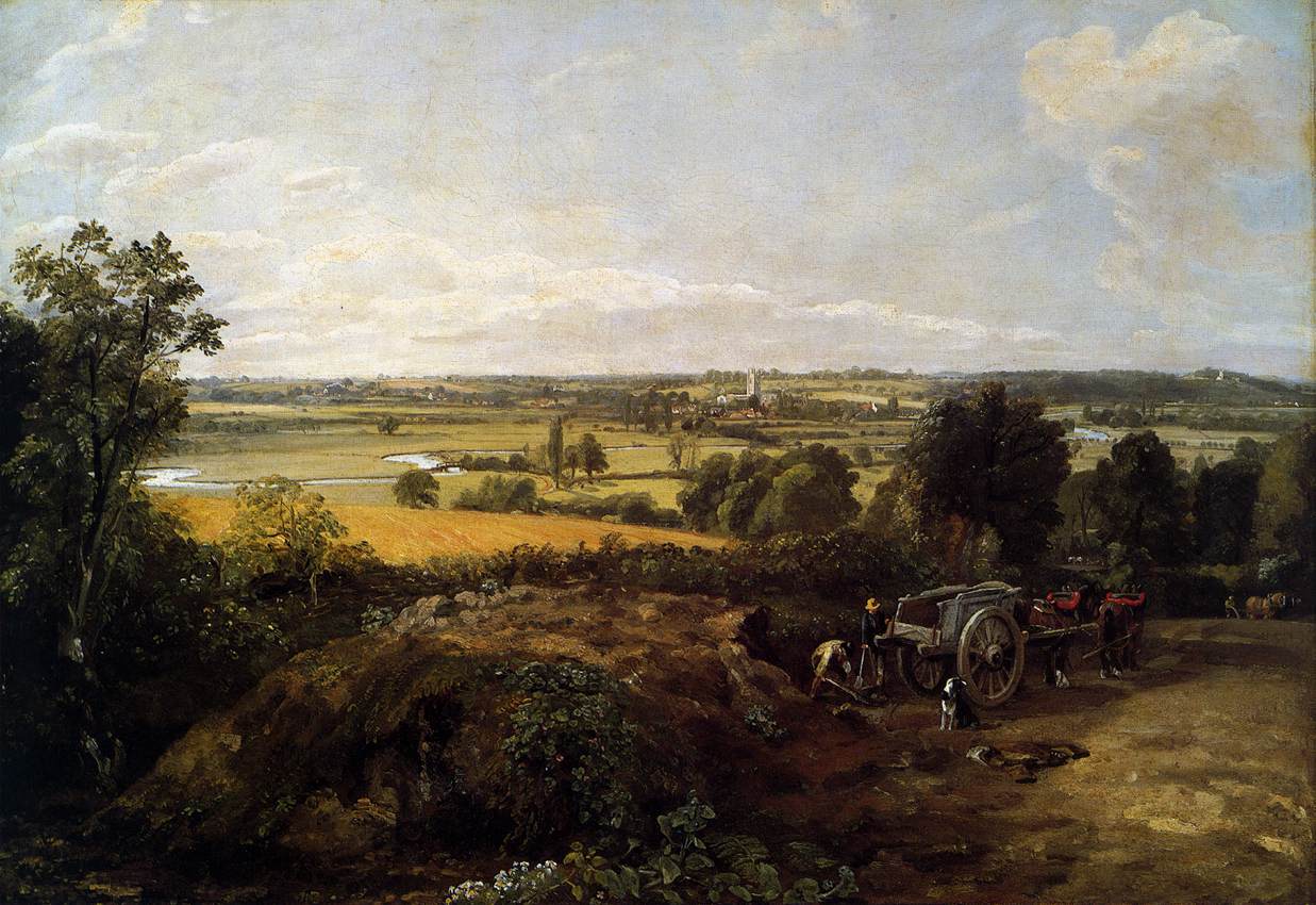 The Stour-Valley with the Church of Dedham by CONSTABLE, John