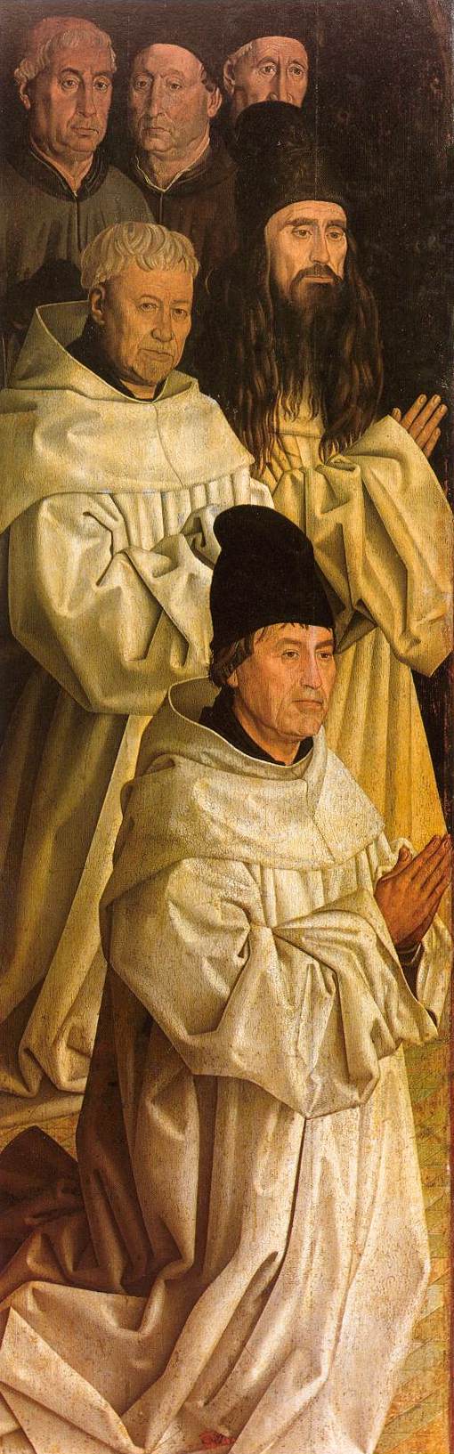 Altarpiece of Saint Vincent, the panel of the Monks by