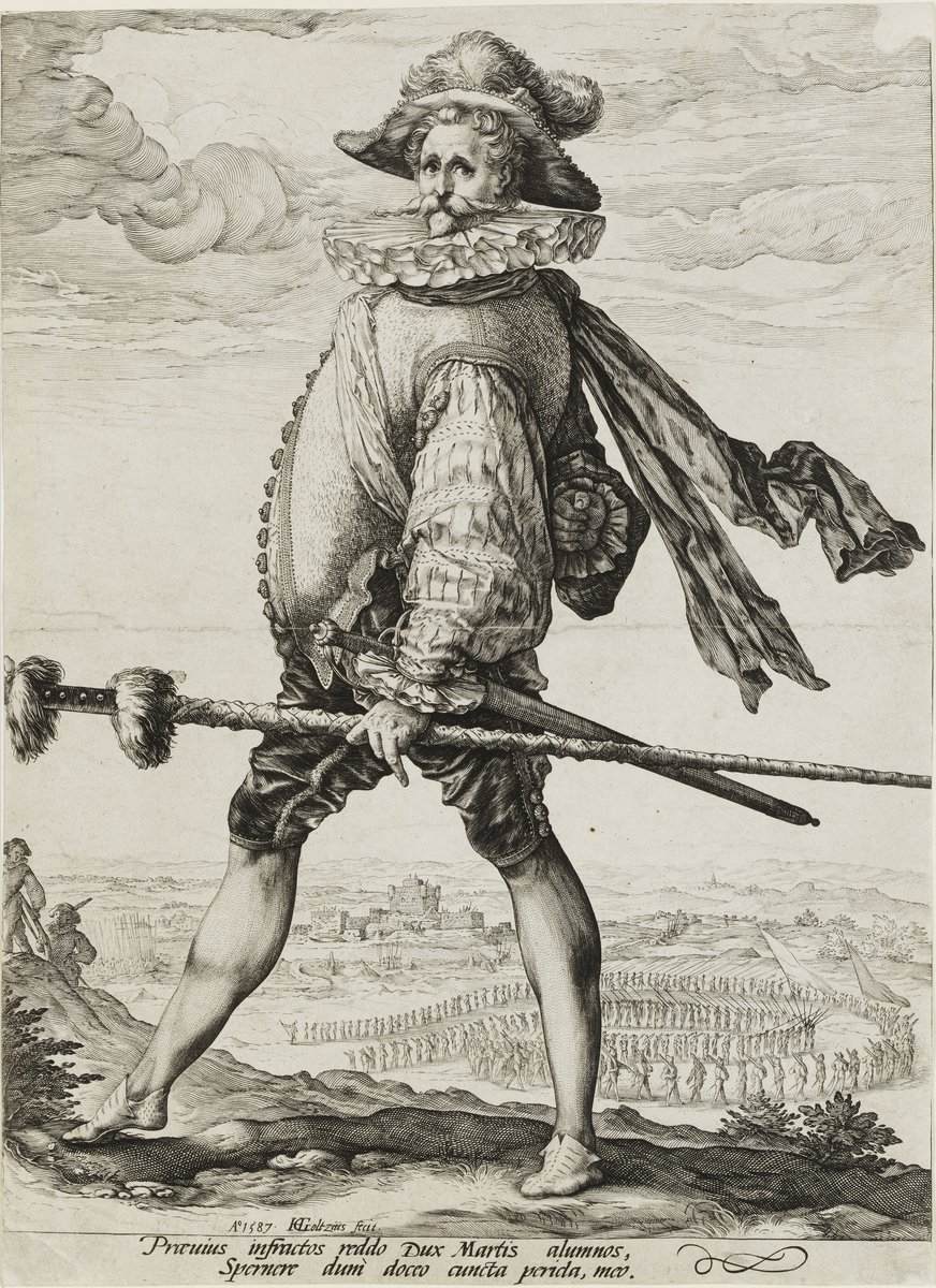 The Captain of the Infantry by GOLTZIUS, Hendrick