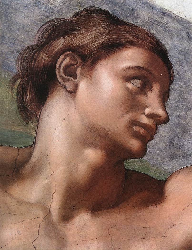 Creation of Adam (detail) by MICHELANGELO Buonarroti