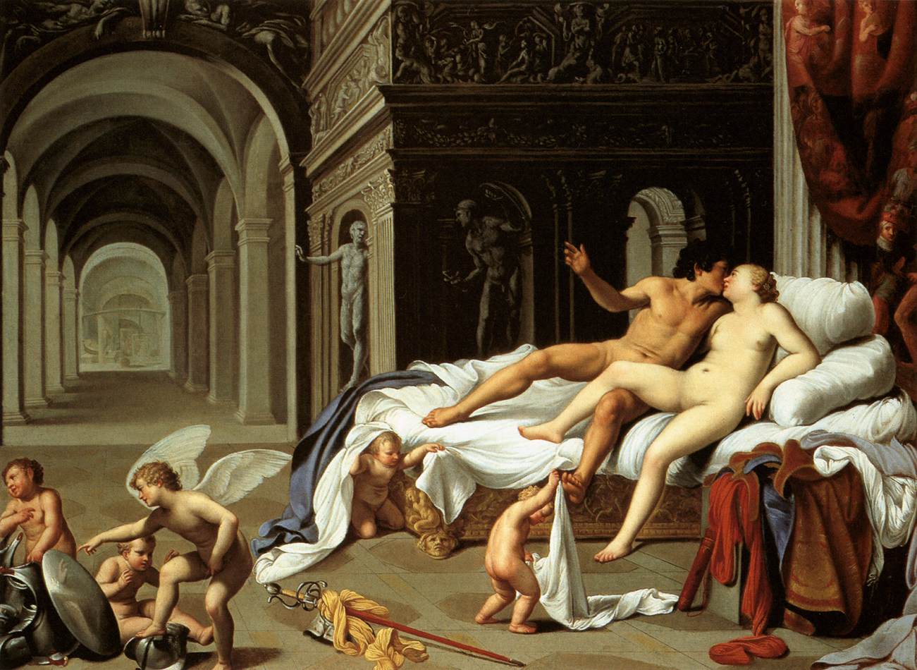 Venus and Mars by SARACENI, Carlo