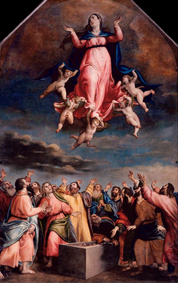 Assumption of the Virgin by LOTTO, Lorenzo