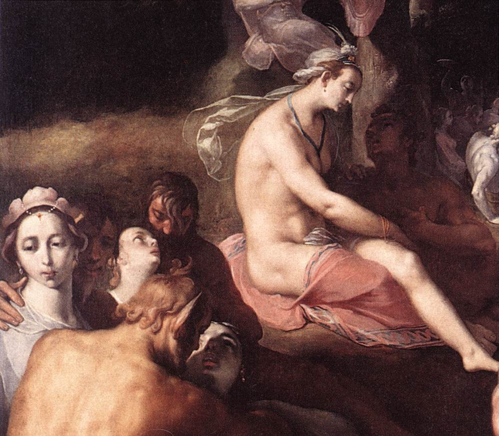 The Wedding of Peleus and Thetis (detail) by CORNELIS VAN HAARLEM