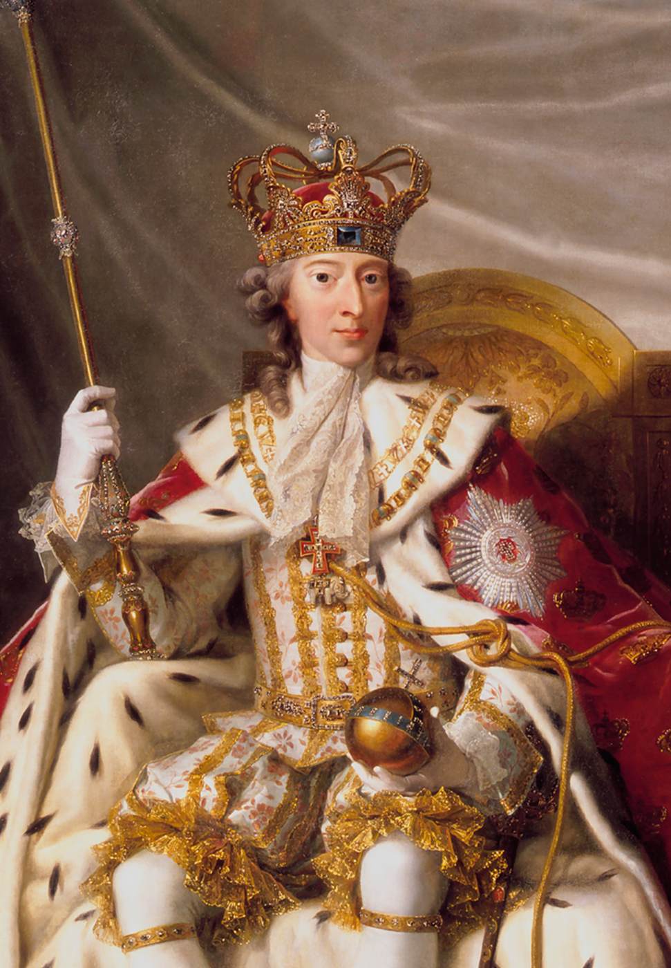 Portrait of Christian VII of Denmark by