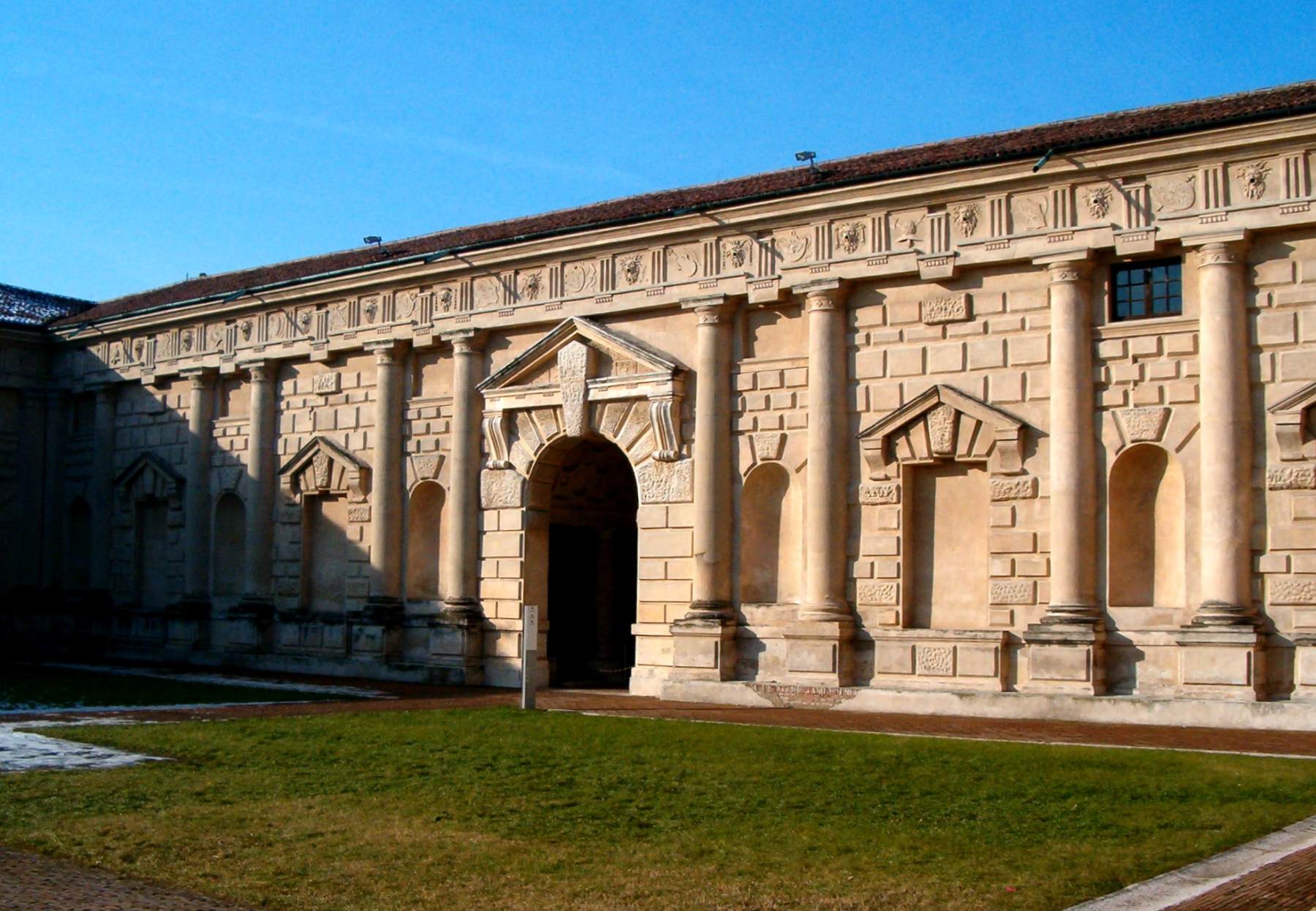 View of the Palazzo del Tè by GIULIO ROMANO