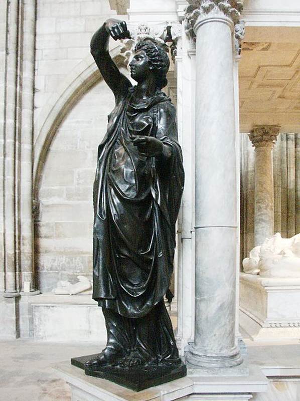 Monument to Henri II and Catherine de' Medici (detail) by PILON, Germain