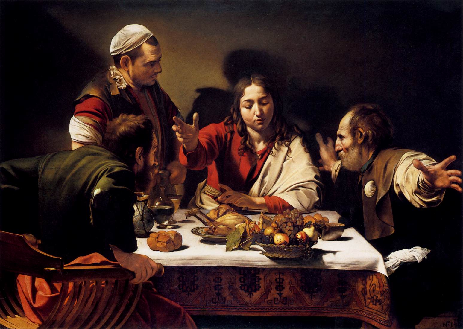 Supper at Emmaus by CARAVAGGIO