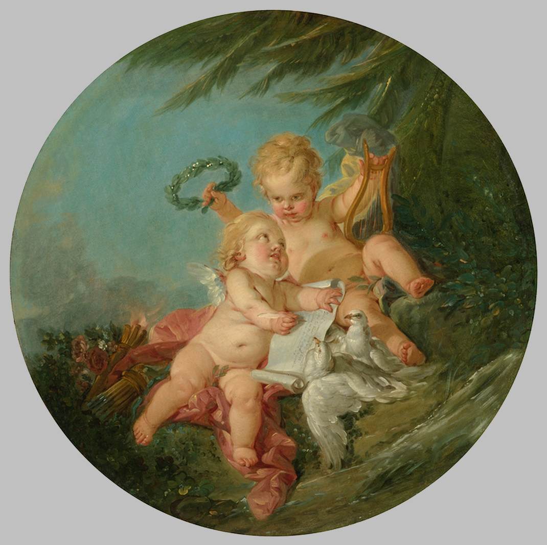 Allegory of Poetry by BOUCHER, François