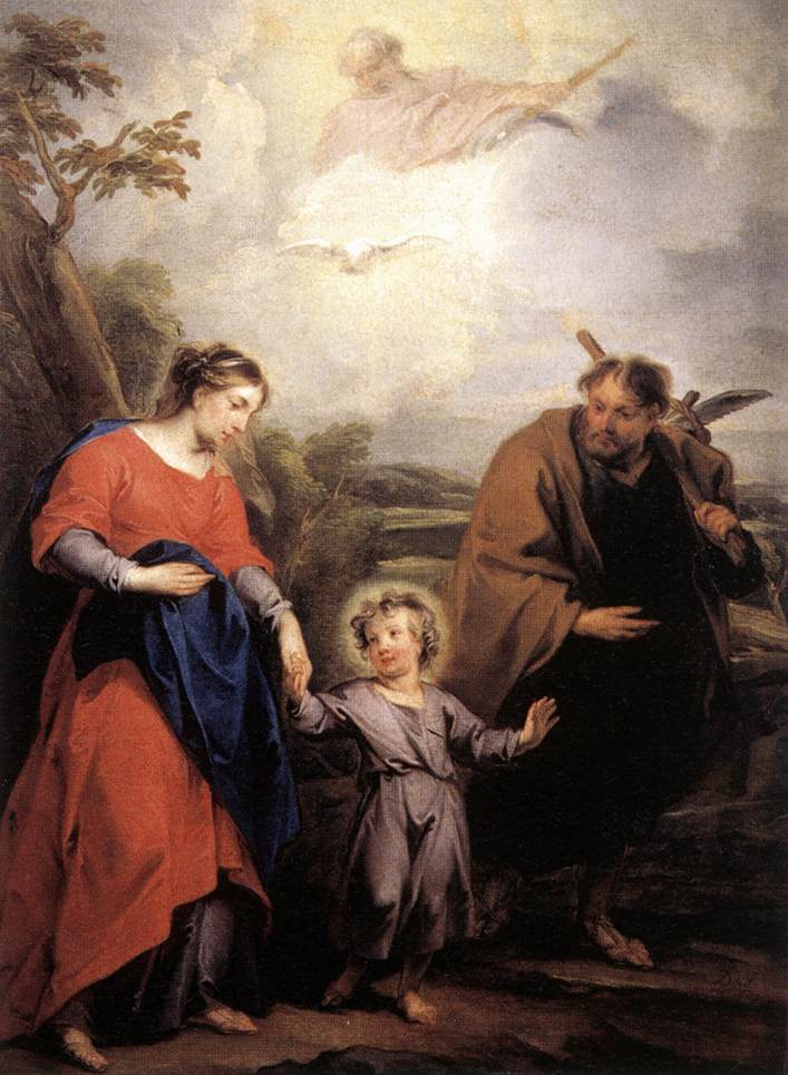 Holy Family and Trinity by WIT, Jacob de