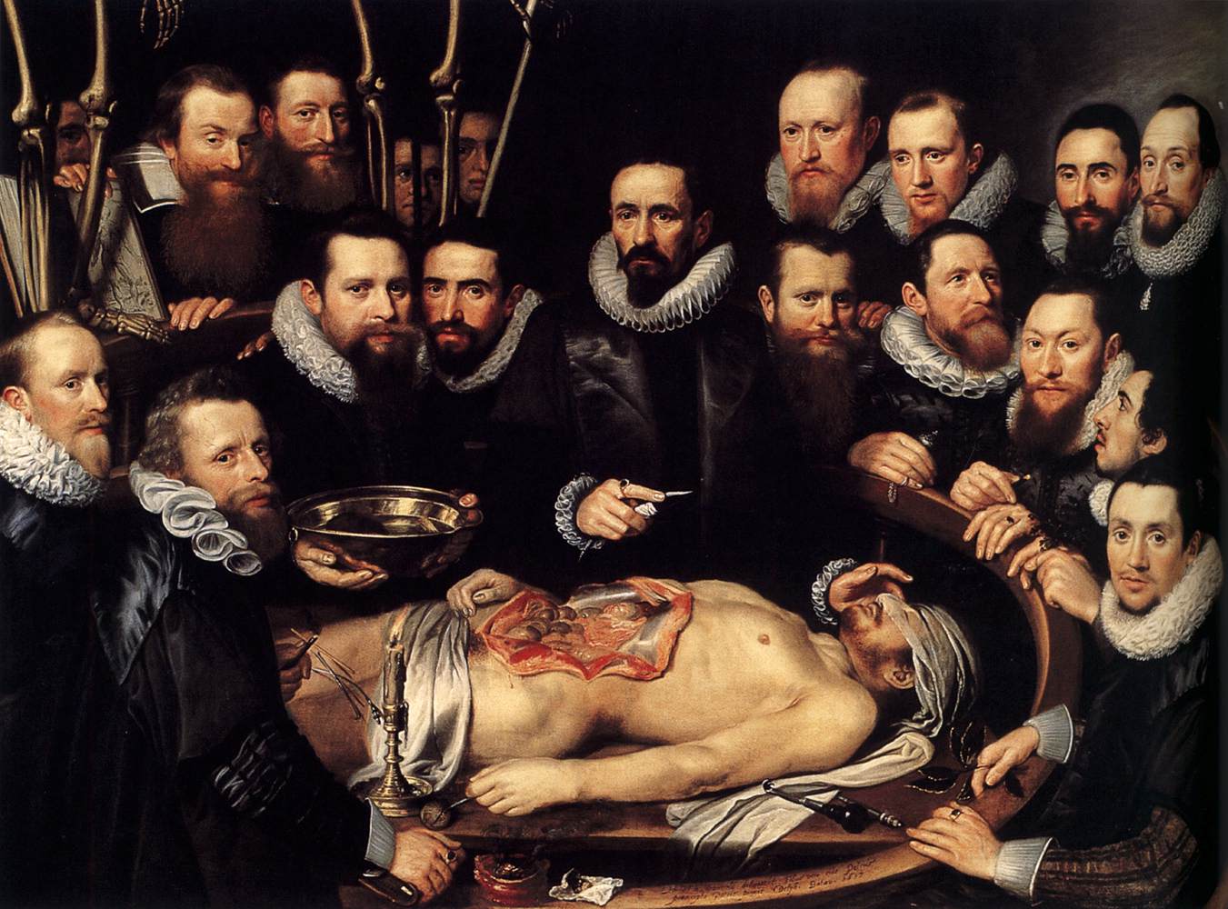 Anatomy Lesson of Dr. Willem van der Meer by MIEREVELD, Michiel Jansz. van