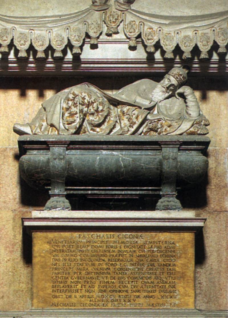 Funerary monument of Doge Pasquale Cicogna by CAMPAGNA, Girolamo