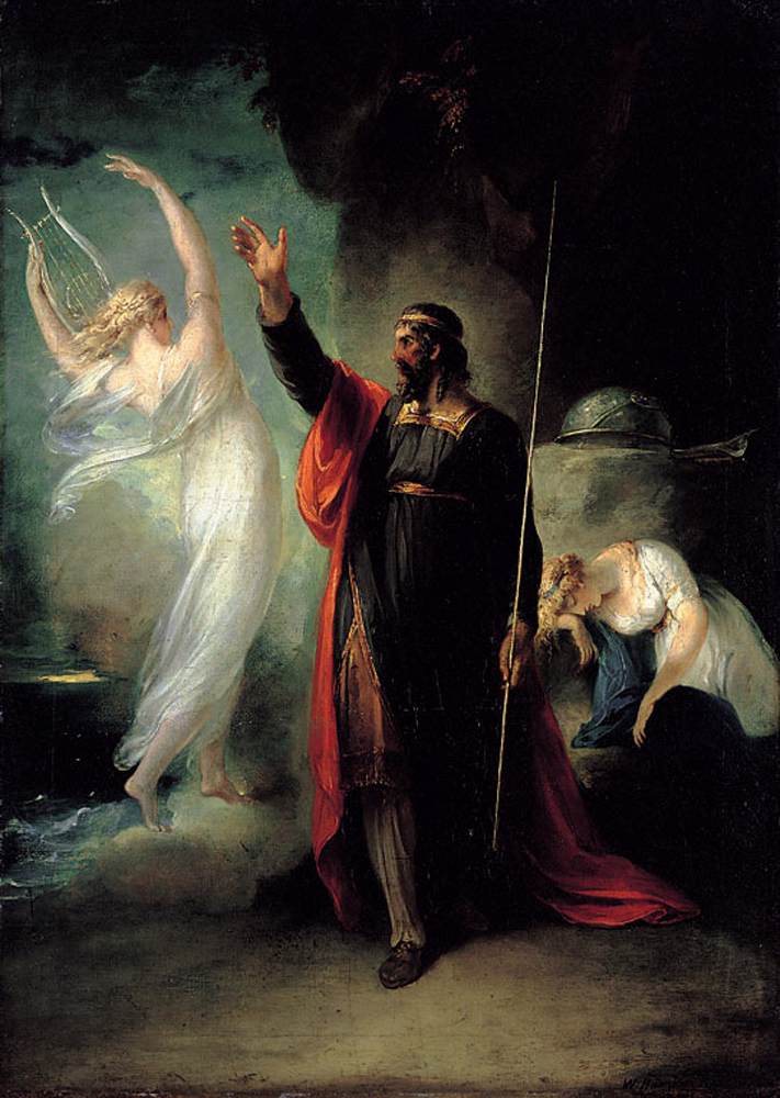 Prospero and Ariel by HAMILTON, William