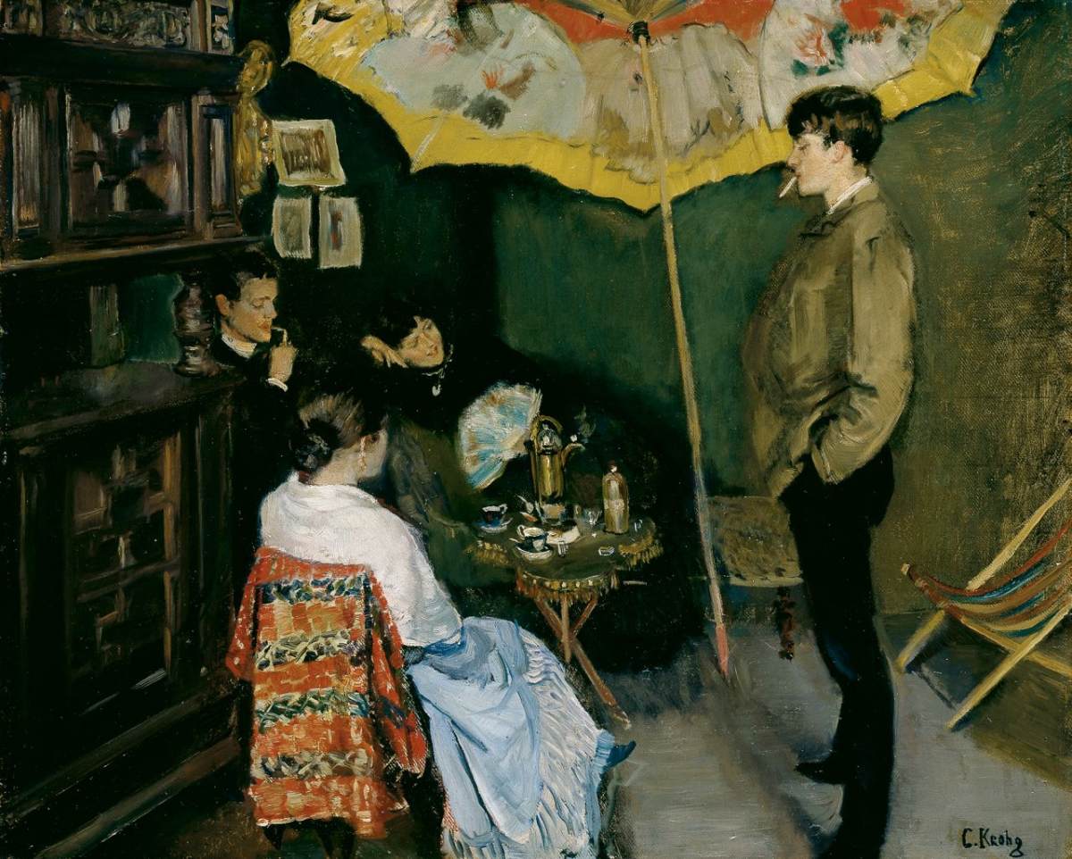 The Bohemians by KROHG, Christian