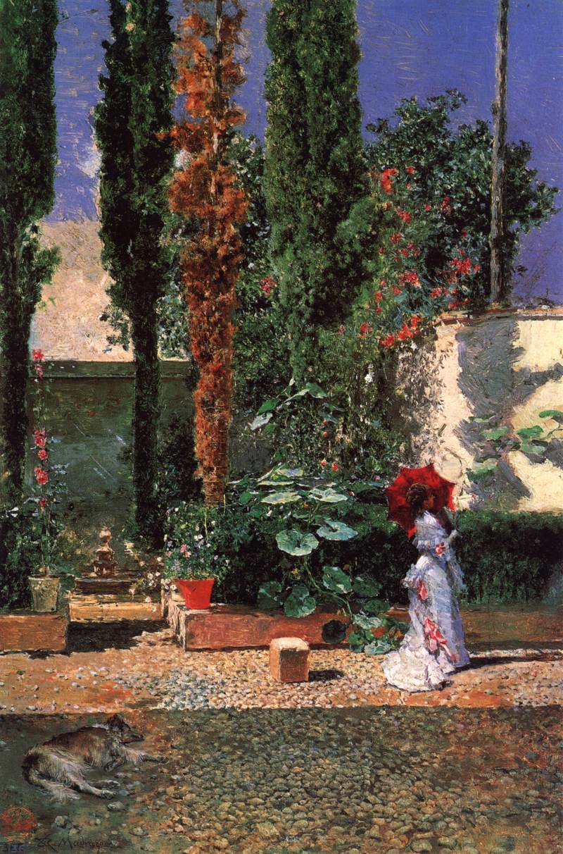 Fortuny's Garden by FORTUNY Y MARSAL, Mariano