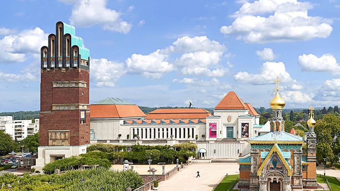 Exhibition Building: general view by OLBRICH, Josef Maria