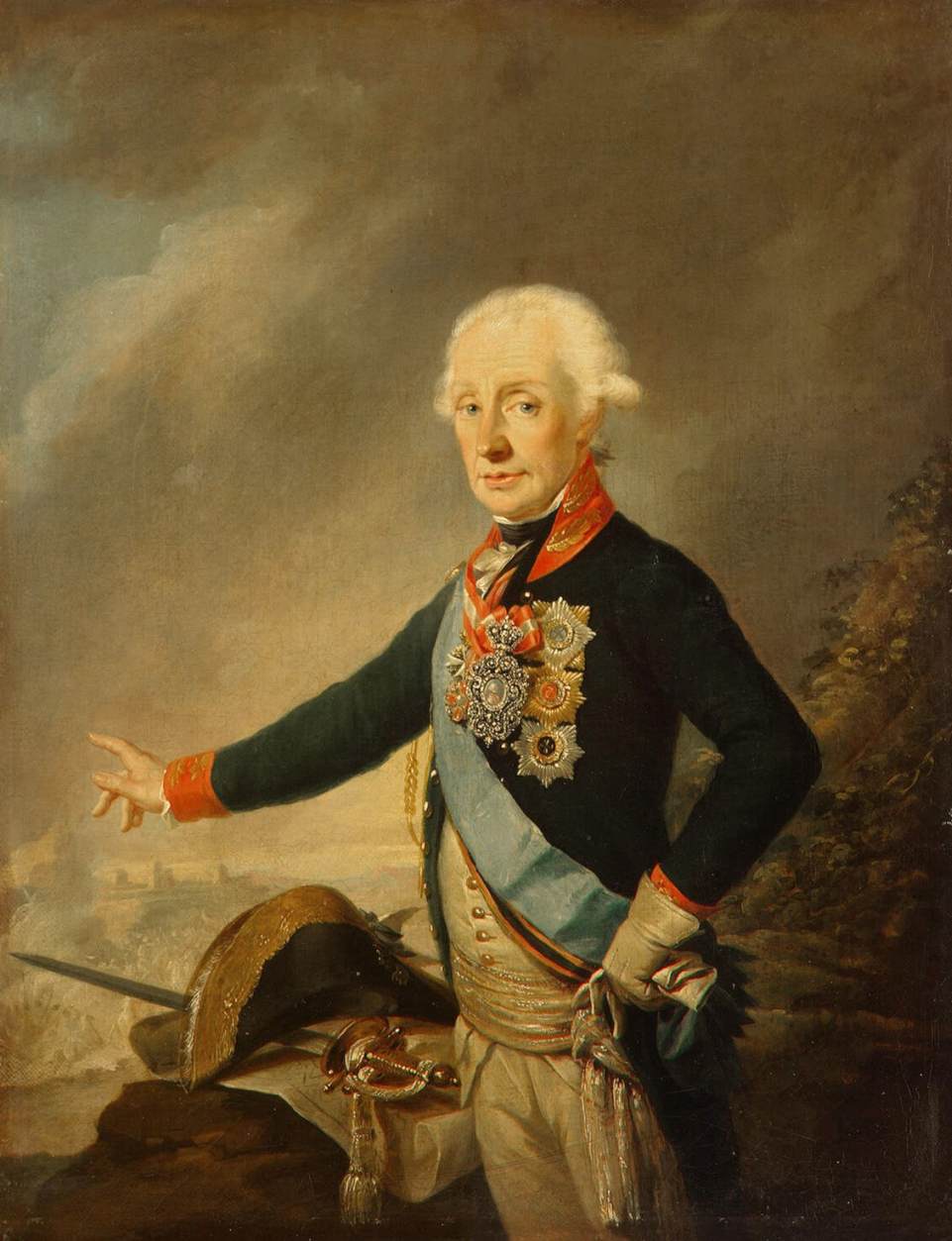 Portrait of Count Alexander Suvorov by