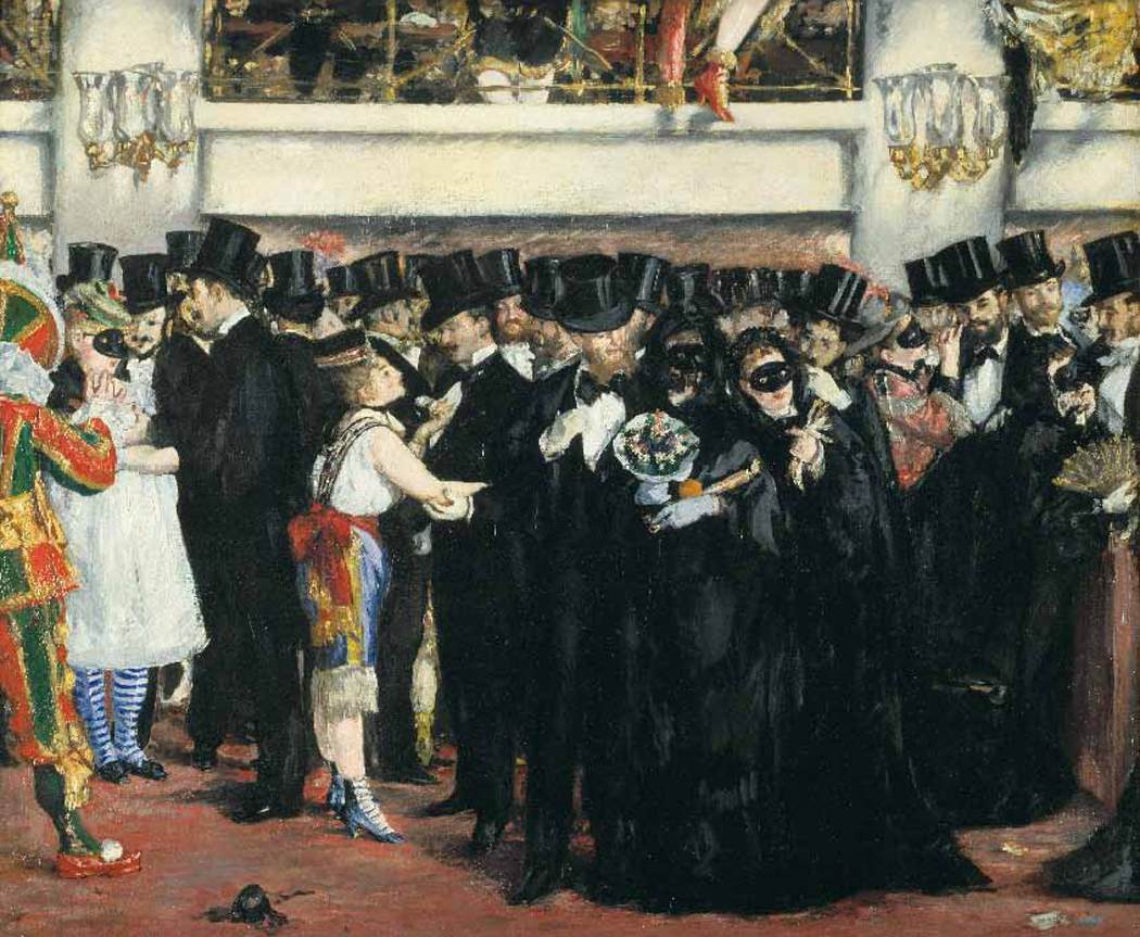 Masked Ball at the Opera by MANET, Edouard